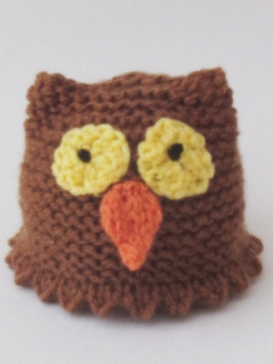 Owl Chocolate Orange Cosy tea cosy