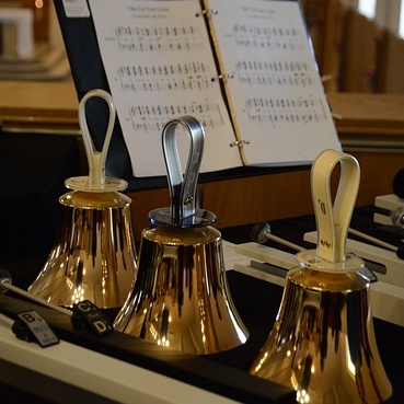 Handbell Ringer Tea Cosy