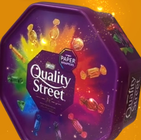 TeaCosyFolk's Spider Trick or Treat Quality Street Box Cover