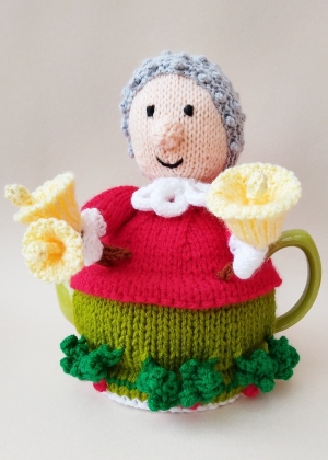 Handbell Ringer tea cosy