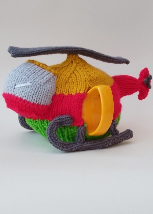 Helicopter tea cosy